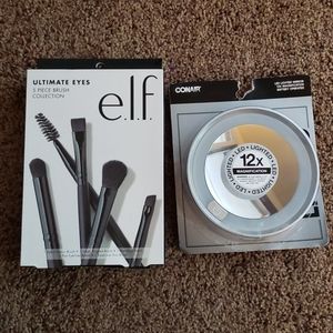 3/20*Elf eye brushes and travel makeup mirror